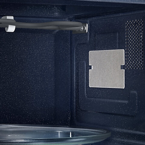 Микроволновая печь SAMSUNG MG23K3614AS/BW, объем 23 л, мощность 800 Вт, механическое управление, гриль, серебро