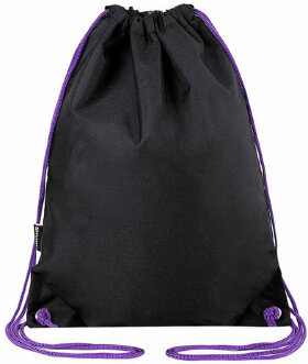 Мешок для обуви BRAUBERG плотный, карман на молнии, подкладка, 43х33 см, &quot;Neon Purple&quot;, 271626