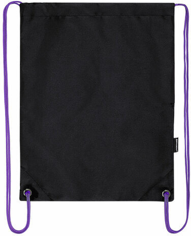 Мешок для обуви BRAUBERG плотный, карман на молнии, подкладка, 43х33 см, "Neon Purple", 271626