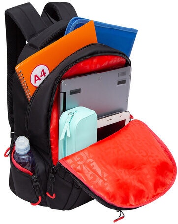 Рюкзак GRIZZLY школьный, анатомическая спинка, 2 отделения, для мальчиков, "TOKYO", 42х32х22 см, RU-333-3/1