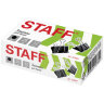 Зажимы для бумаг STAFF "EVERYDAY", КОМПЛЕКТ 12 шт., 25 мм, на 100 листов, черные, картонная коробка, 224607