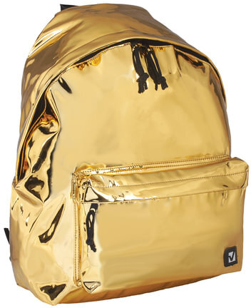 Рюкзак BRAUBERG молодежный, сити-формат, "Винтаж", светло-золотой, 41х32х14 см, 227094