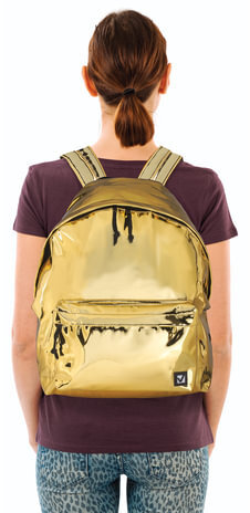 Рюкзак BRAUBERG молодежный, сити-формат, "Винтаж", светло-золотой, 41х32х14 см, 227094
