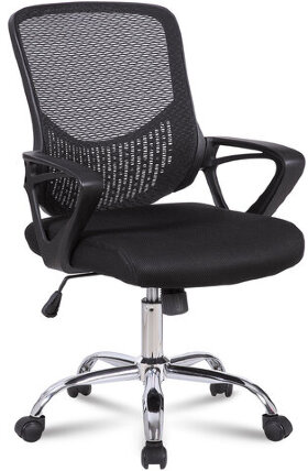 Кресло BRABIX &quot;Next MG-318&quot;, с подлокотниками, хром, черное, 531834