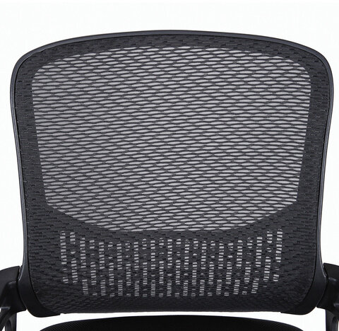 Кресло BRABIX "Next MG-318", с подлокотниками, хром, черное, 531834