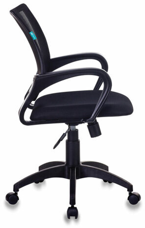 Кресло CH-695N/BLACK, с подлокотниками, сетка, черное