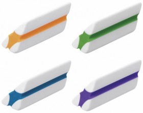 Ластик BRAUBERG "Jet Pro", 57х16х16 мм, цвет ассорти, треугольный, скошенные края, 228718