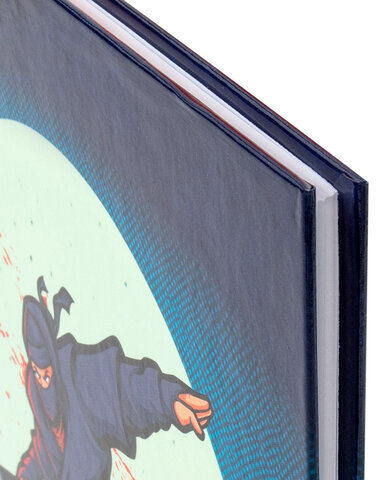 Дневник 1-4 класс 48 л., твердый, ЮНЛАНДИЯ, глянцевая ламинация, с подсказом, "Ниндзя", 106823