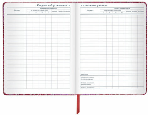 Дневник 1-11 класс 48 л., кожзам (твердая с поролоном), нашивка, BRAUBERG "CROCODILE", красный, 106938