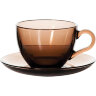 Набор чайный, на 6 персон (6 чашек объемом 238 мл, 6 блюдец), тонированное стекло, PASABAHCE, 97948УБ
