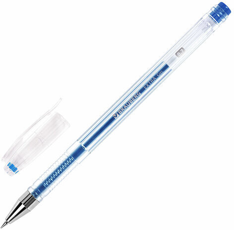 Ручки гелевые МЕТАЛЛИК BRAUBERG "EXTRA", НАБОР 6 ЦВЕТОВ, узел 0,7 мм, линия 0,35 мм, 143907