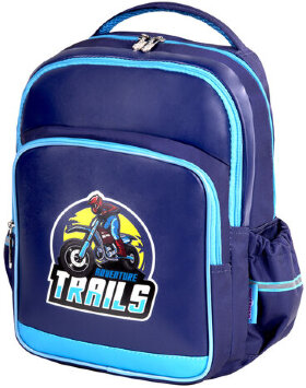 Рюкзак ЮНЛАНДИЯ MILD, 2 отделения, эрго-спинка, &quot;Adventure trails&quot;, 36х28х18 см, 270680