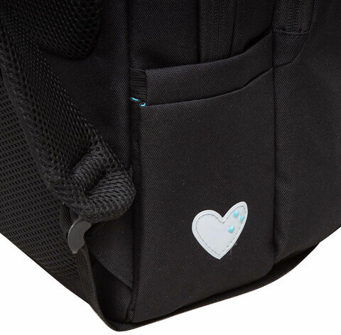 Рюкзак GRIZZLY школьный, анатомическая спинка, 2 отделения, для девочек, EMOJI, 39х26х17 см, RG-466-2/1