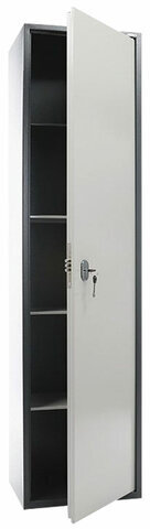 Шкаф металлический для документов AIKO "SL-185" ГРАФИТ, 1800х460х340 мм; 45 кг, S10799180502