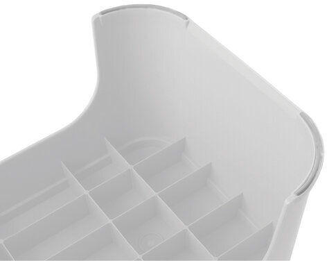 Стремянка-табурет-подставка 1 ступень, пластиковая, 16х34х26 см, нагрузка 200 кг, цвет серый, 434150065