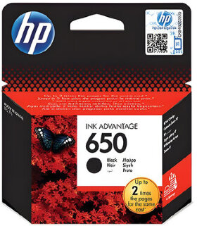 Картридж струйный HP (CZ101AE) Deskjet Ink Advantage 2515/2516 №650, черный, оригинальный