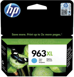 Картридж струйный HP (3JA27AE) для HP OfficeJet Pro 9010/9013/9020/9023, №963Xl, голубой, ресурс 1600 страниц