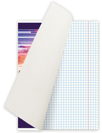 Тетрадь А5, 48 л., BRAUBERG, клетка, металлизированный картон, ГОРОДА МИРА, 403044