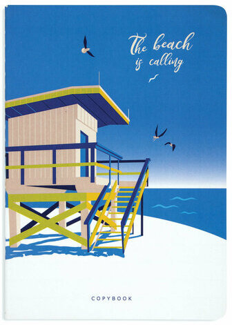 Тетради 40 л. в клетку обложка SoftTouch, НАБОР 3 шт., бежевая бумага 70 г/м2, сшивка, А5 (147х210 мм), JOY, BRAUBERG, 403791