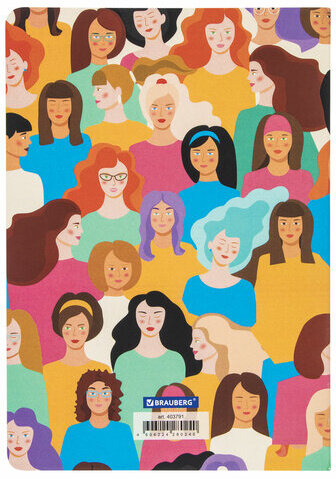 Тетради 40 л. в клетку обложка SoftTouch, НАБОР 3 шт., бежевая бумага 70 г/м2, сшивка, А5 (147х210 мм), JOY, BRAUBERG, 403791