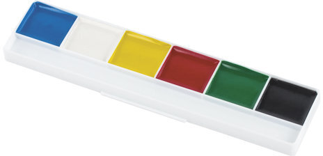 Краски акварельные ЮНЛАНДИЯ "ВЕСЁЛЫЙ ШМЕЛЬ", медовые, 6 цветов, КЛАССИЧЕСКИЕ, картон, 191318