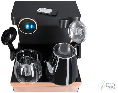 Кулер для воды с чайником, БЕЗ ОХЛАЖДЕНИЯ, ECOTRONIC TB12-LNR Tea Bar, напольный, шкаф, 2 крана, 12370