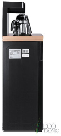 Кулер для воды с чайником, БЕЗ ОХЛАЖДЕНИЯ, ECOTRONIC TB12-LNR Tea Bar, напольный, шкаф, 2 крана, 12370