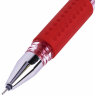 Ручка гелевая с грипом BRAUBERG "EXTRA GT NEEDLE", КРАСНАЯ, игольчатый узел 0,5 мм, линия 0,35 мм, 143921