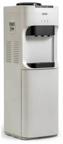 Кулер для воды VATTEN V45WK, напольный, НАГРЕВ/ОХЛАЖДЕНИЕ КОМПРЕССОРНОЕ, 3 крана, белый, 4924