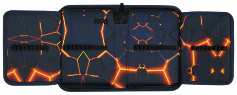 Пенал BRAUBERG, 1 отделение, 2 откидные планки, полиэстер, 21х14 см, "Keep out", 270719