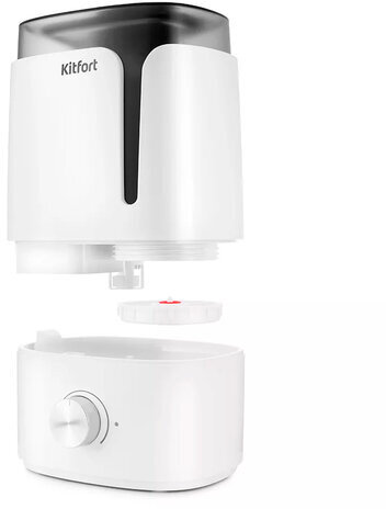 Увлажнитель KITFORT КТ-2802-1, объем бака 3,5 л, 25 Вт, арома-контейнер, белый