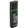 Флеш-диск 16 GB, SMARTBUY Glossy, USB 2.0, черный, SB16GBGS-K