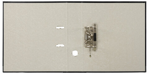 Папка-регистратор, покрытие пластик, 75 мм, ПРОЧНАЯ, с уголком, BRAUBERG, черная, 226595