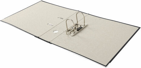 Папка-регистратор, покрытие пластик, 75 мм, ПРОЧНАЯ, с уголком, BRAUBERG, черная, 226595