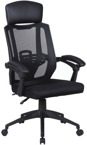 Кресло офисное BRABIX &quot;Nexus ER-401&quot;, с подголовником, черное, 531835