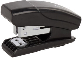 Степлер №24/6, 26/6 МИНИ BRAUBERG &quot;Black Jack&quot;, до 18 листов, антистеплер, черный, 227762