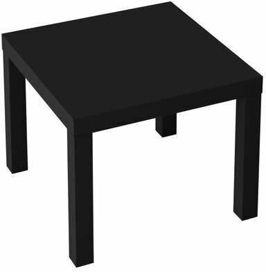 Стол журнальный "Лайк" аналог IKEA (550х550х440 мм), черный