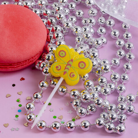 Свечи фигурные для торта на шпажках "Совы и бабочки", 5 шт., 2,5х3/2,5х2,5 см, ЗОЛОТАЯ СКАЗКА, 591465