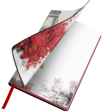 Ежедневник недатированный А5 (138х213 мм), BRAUBERG VISTA, под кожу, гибкий, 136 л., "Paris", 111992