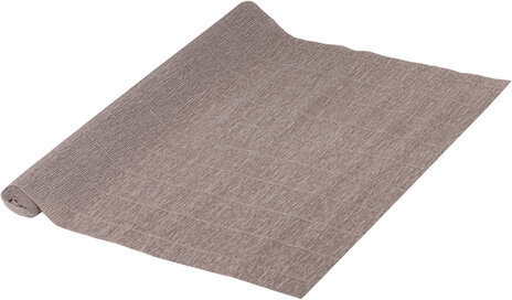 Бумага гофрированная/креповая (ИТАЛИЯ) 140 г/м2, 50х250 см, серая (904), BRAUBERG FIORE, 112598