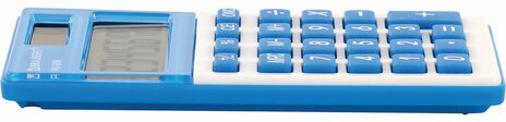 Калькулятор карманный BRAUBERG PK-608-BU (107x64 мм), 8 разрядов, двойное питание, СИНИЙ, 250519