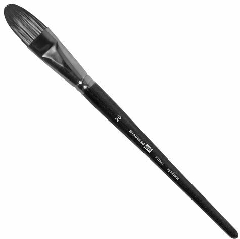 Кисти художественные набор 15 шт. + мастихин, в пенале, черные, синтетика, BRAUBERG ART DEBUT, 201043