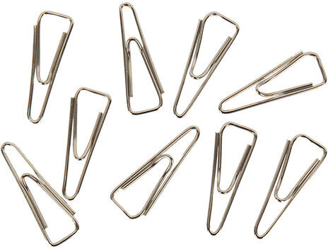 Скрепки 31 мм с загнутым краем треугольные 100 шт., оцинкованные, GLOBUS, С31-100Ц