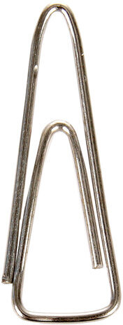 Скрепки 31 мм с загнутым краем треугольные 100 шт., оцинкованные, GLOBUS, С31-100Ц