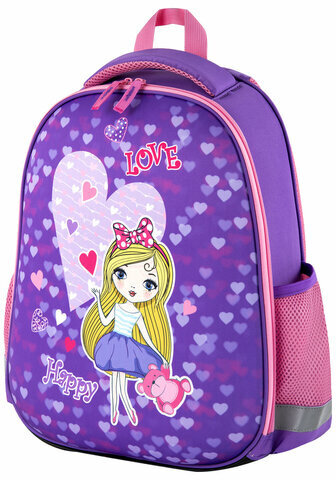 Ранец ПИФАГОР EVA BASIC, 1 отделение, "Fancy girl", 39х30х16 см, 270690