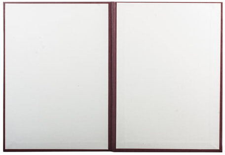 Папка адресная балакрон "НА ПОДПИСЬ", формат А4, бордовая, ПМ4013-111