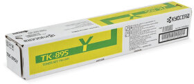 Тонер-картридж KYOCERA (TK-895Y) FS-C8020MFP/C8025MFP/C8520MFP/C8525MFP, желтый, оригинальный, ресурс 6000 страниц, 1T02K0ANL0