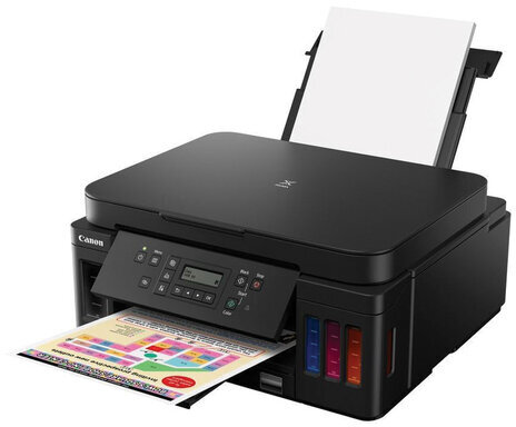 МФУ струйное CANON PIXMA G6040 "3 в 1" А4, 13 стр./мин, 4800х1200, ДУПЛЕКС, Wi-Fi, сетевая карта, СНПЧ, 3113C009