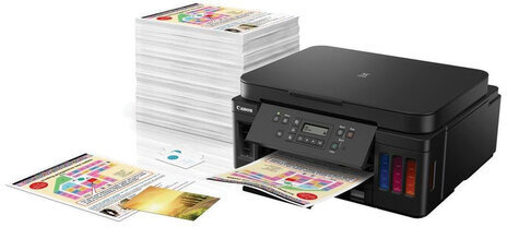 МФУ струйное CANON PIXMA G6040 "3 в 1" А4, 13 стр./мин, 4800х1200, ДУПЛЕКС, Wi-Fi, сетевая карта, СНПЧ, 3113C009