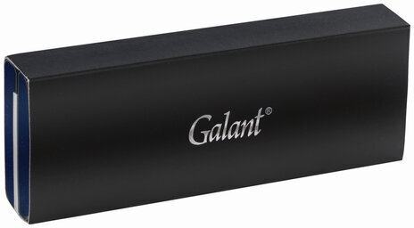 Ручка подарочная шариковая GALANT "Vitznau", корпус серый, золотистые детали, пишущий узел 0,7 мм, синяя, 141664